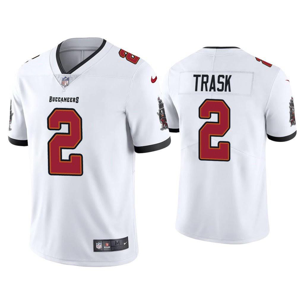 Men Tampa Bay Buccaneers #2 Kyle Trask Nike White Vapor Limited NFL Jersey